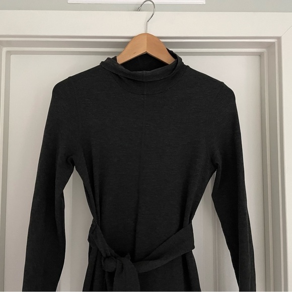 COS long sleeve turtle neck midi dress size small - Picture 2 of 7